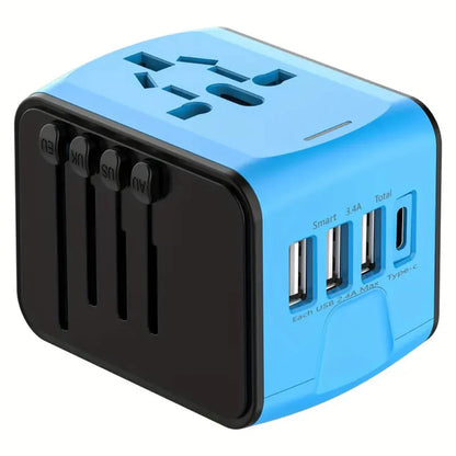 Universal Travel Adapter Fast Worldwide Charging