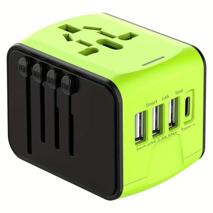 Universal Travel Adapter Fast Worldwide Charging