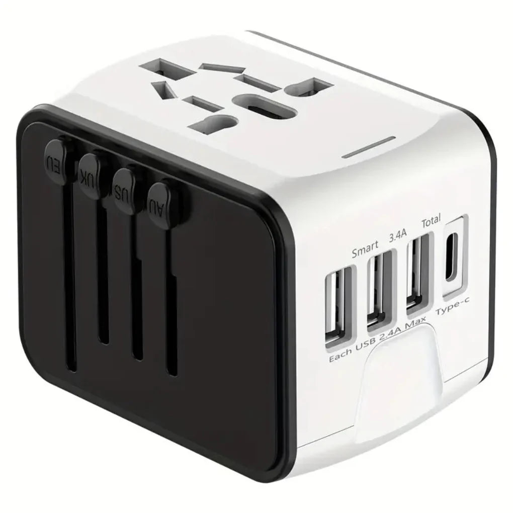 Universal Travel Adapter Fast Worldwide Charging