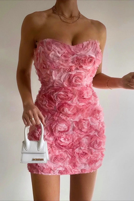 Anni | Trendy Strapless Dress for Women