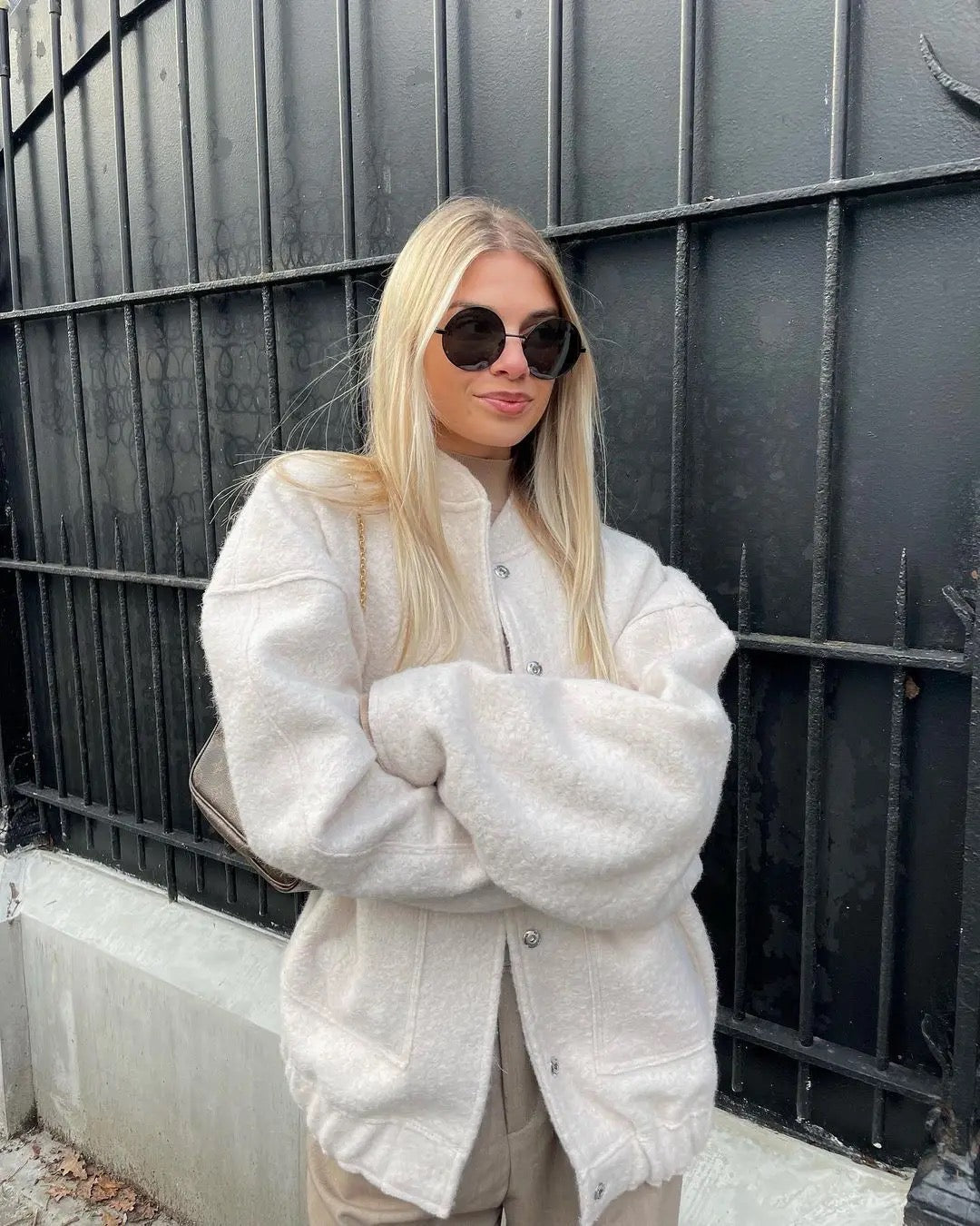 Beatrix | Oversized Bomber Jacket for Women