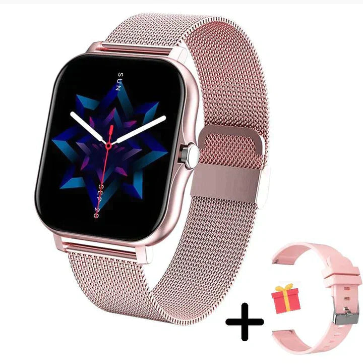 Waterproof Fitness Tracker with Bluetooth and Health Alerts