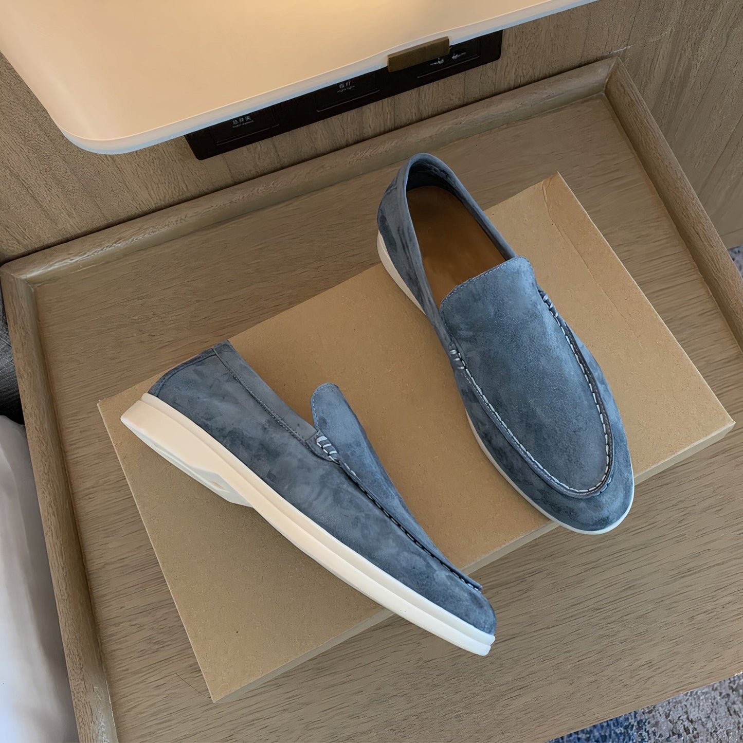 Vintage Loafers with Low Heel for Men