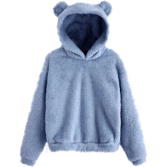 Women's hoodie with bear ears