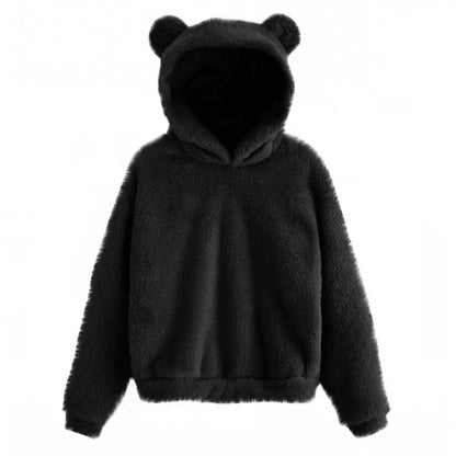 Women's hoodie with bear ears