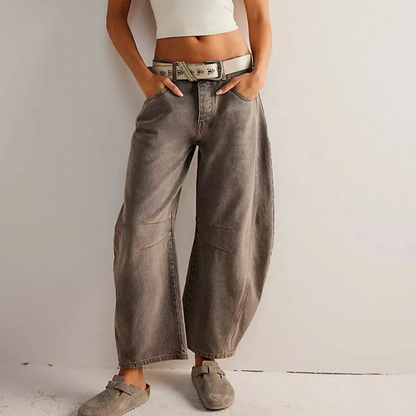 Casual-fit vintage women's jeans