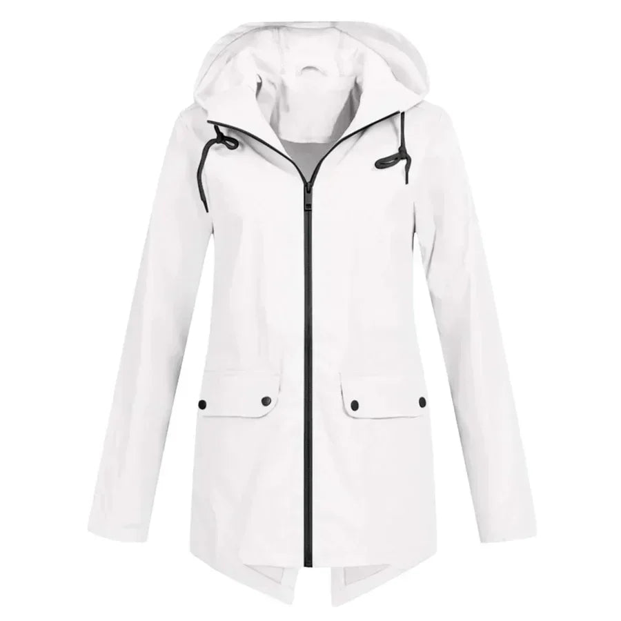 Women's waterproof zip-up coat, Tamara