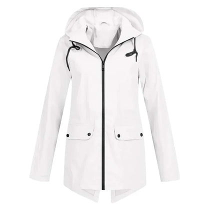 Women's waterproof zip-up coat, Tamara