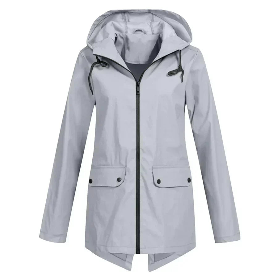 Women's waterproof zip-up coat, Tamara