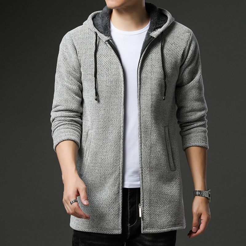 Warm vest for men with fleece lining