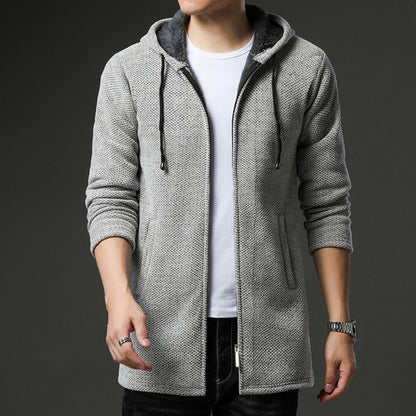 Warm vest for men with fleece lining