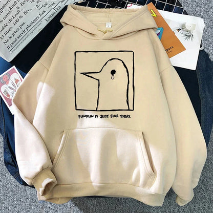 Women's hoodie with Punpun design