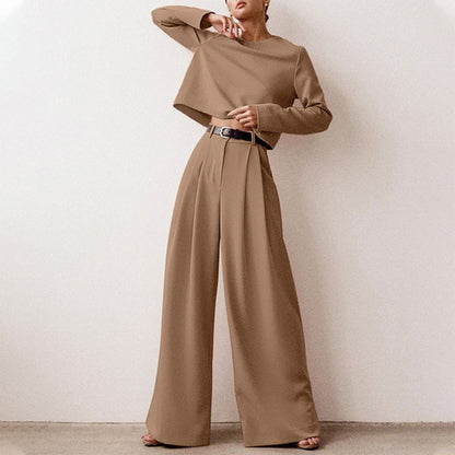 Chic 2-Piece Wide Leg Pants Set
