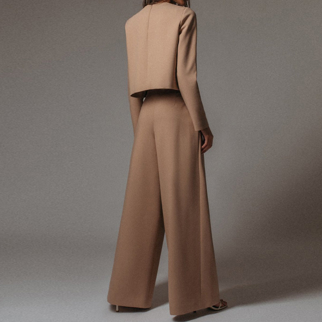 Chic 2-Piece Wide Leg Pants Set