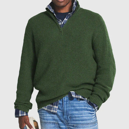 Warm Mens Crew Neck Wool Sweater