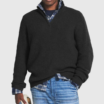 Warm Mens Crew Neck Wool Sweater