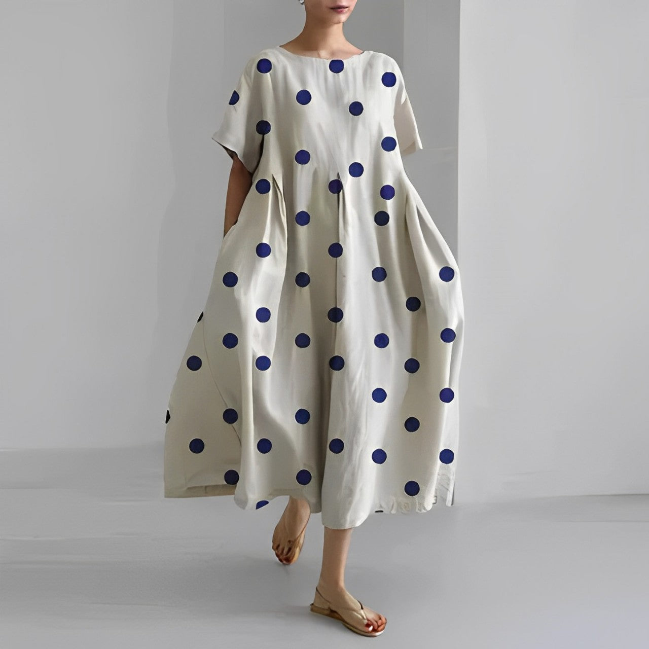 Astrid | Elegant Printed Dress for Women in Floral Design