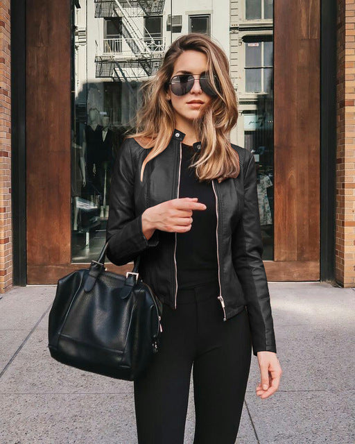 Women's bomber jacket | With zipper casual