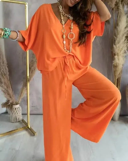 Casual summer two-piece set for women
