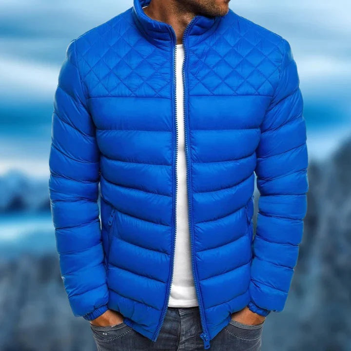 Warm Men's Down-filled Parka Jacket - Olytrend