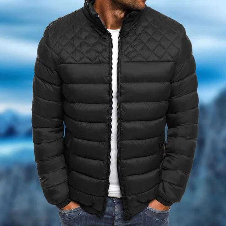 Warm Men's Down-filled Parka Jacket