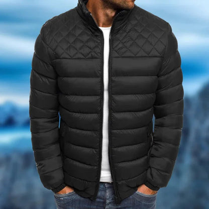 Warm Men's Down-filled Parka Jacket
