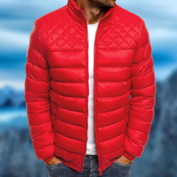 Warm Men's Down-filled Parka Jacket