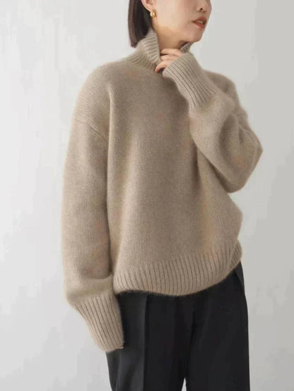Women's Turtleneck Sweater | Long Sleeve
