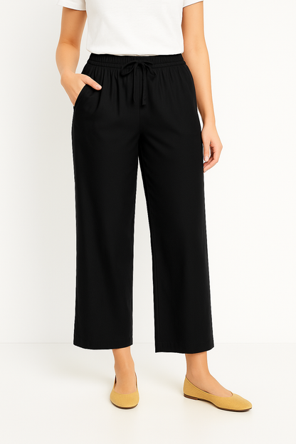 Women's pants with wide leg
