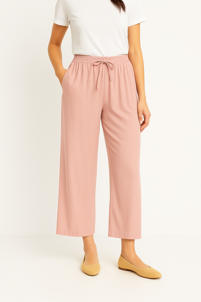 Women's pants with wide leg