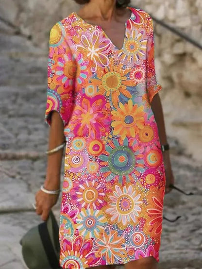 Casual Flower Summer Dress