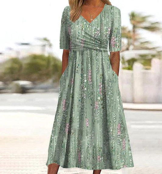 Beautiful Floral Women's Sundress - Olytrend