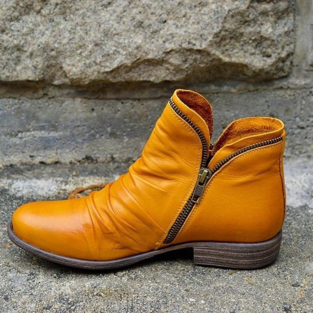 Carice - Premium Leather Ankle Boots