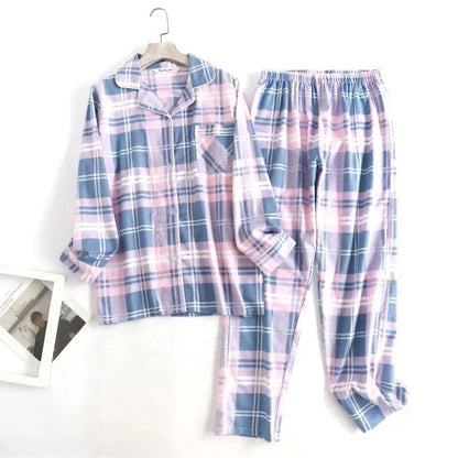 Women's vibrant patterned pajama set, comfortable and two-piece