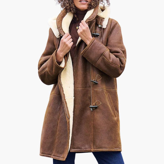 Warm Waterproof Parka for Women with Hood - Olytrend