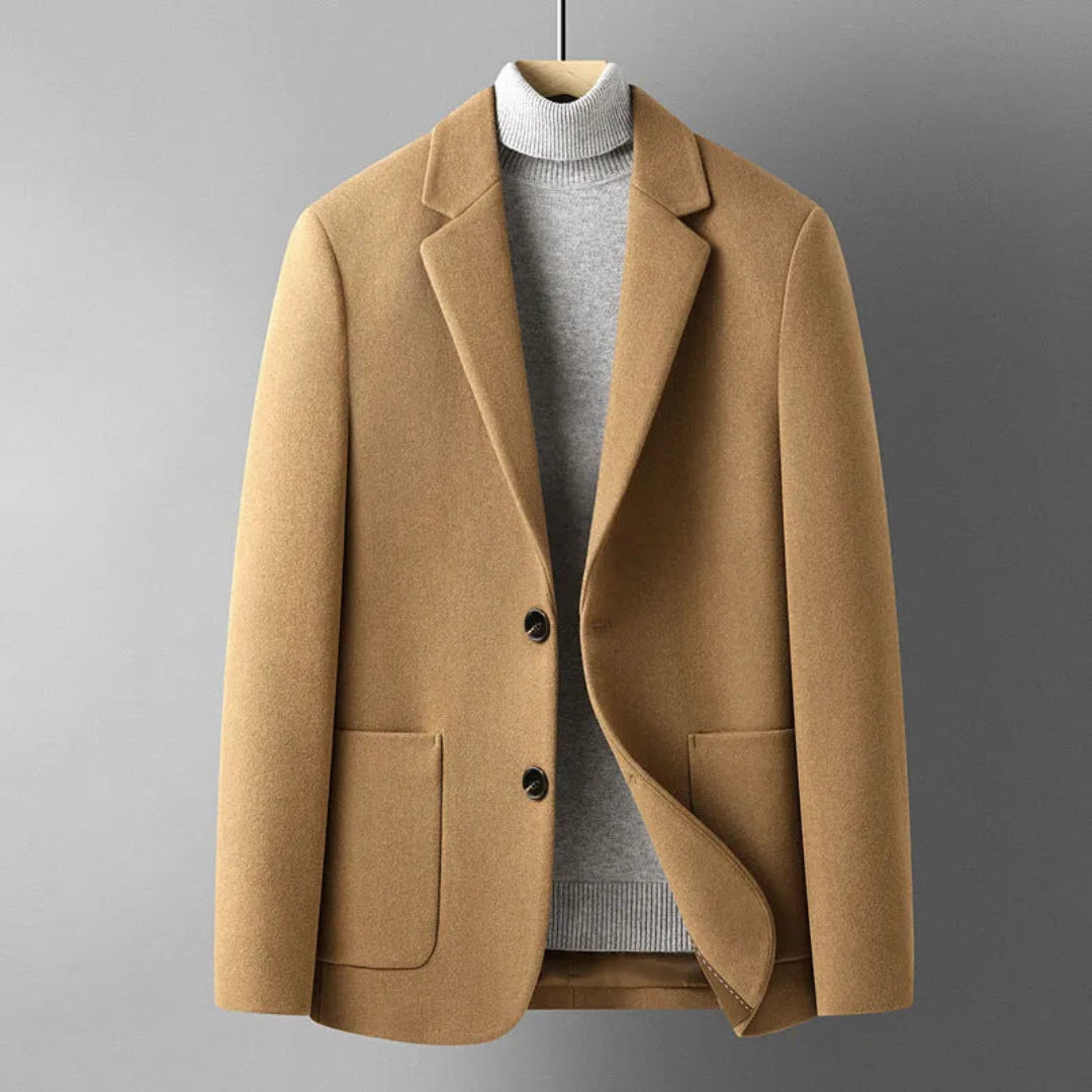 Casual wool blazer for men