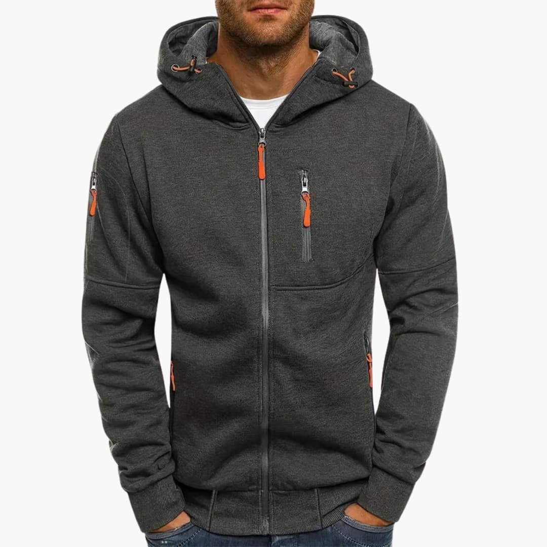 Warm Waterproof Zip Up Hoodie Jacket