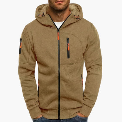 Warm Waterproof Zip Up Hoodie Jacket