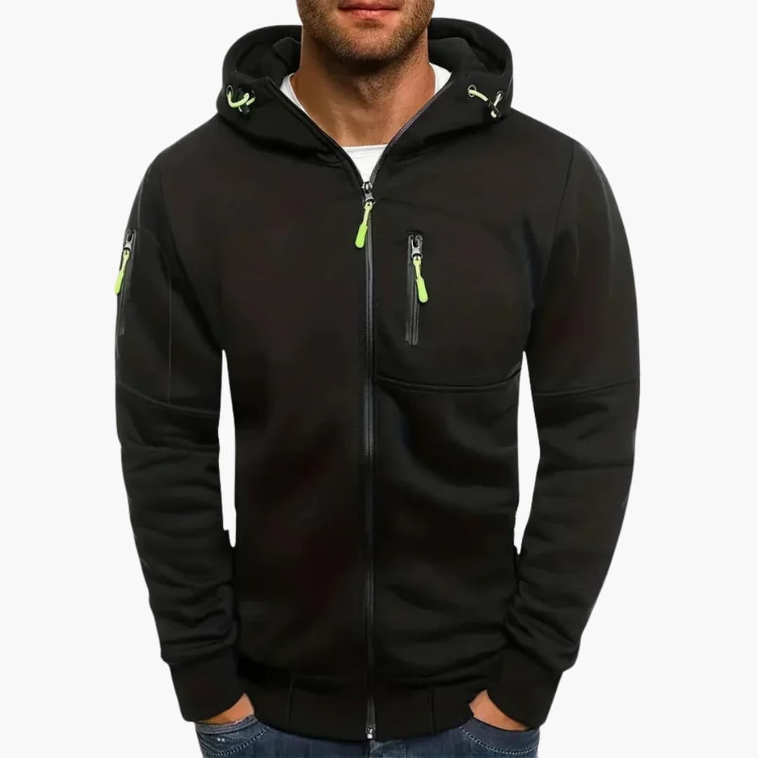 Warm Waterproof Zip Up Hoodie Jacket