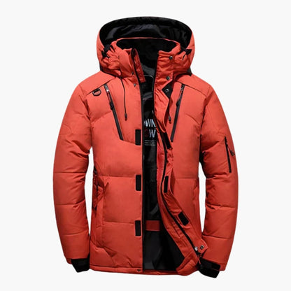 Warm Waterproof Men's Zip Up Hoodie Jacket