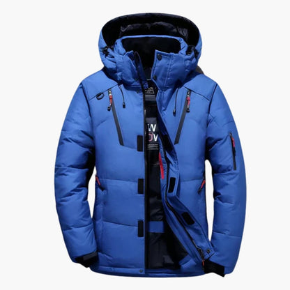 Warm Waterproof Men's Zip Up Hoodie Jacket