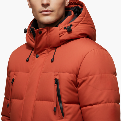 Warm Waterproof Men's Zip Up Hoodie Jacket