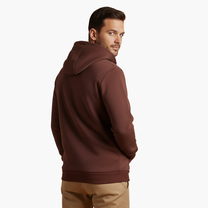 Casual Zip Up Hooded Sweatshirt for Men