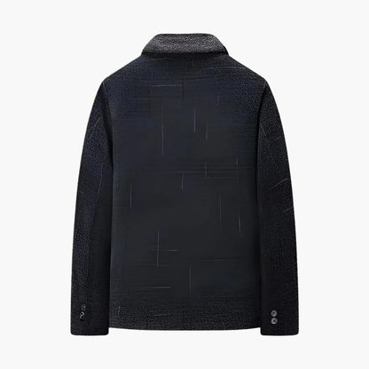Casual Men's Coat with Button Pockets