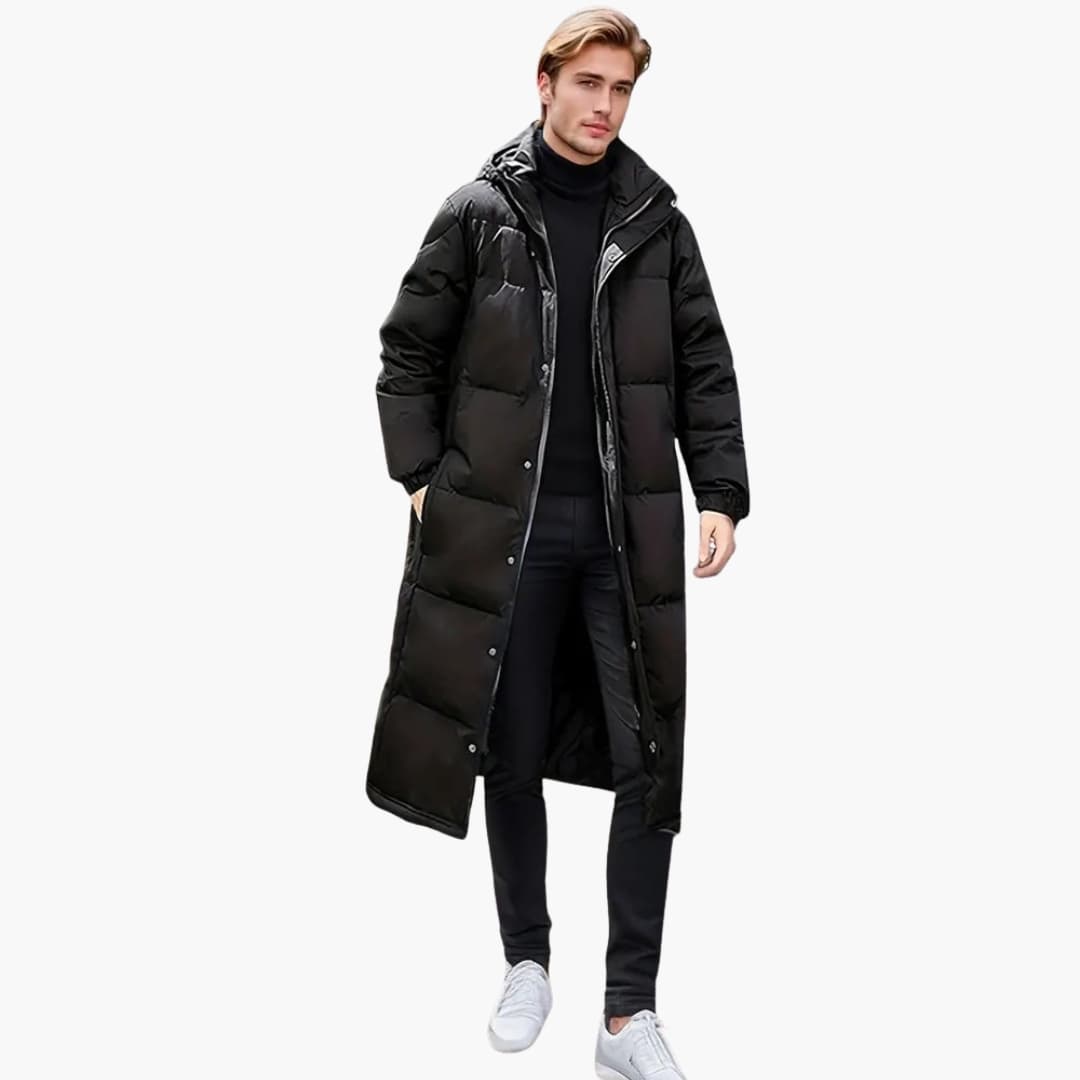 Warm Waterproof Parka Coat for Men with Hood