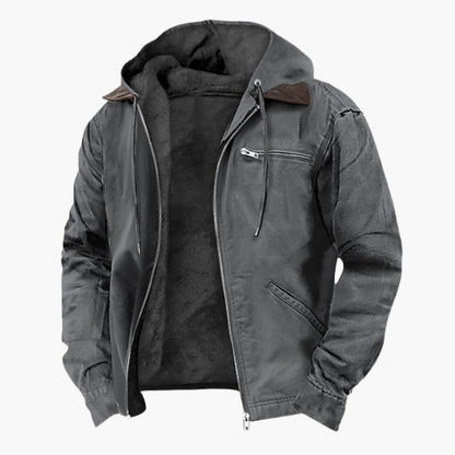 Waterproof Men's Zip Up Hoodie Jacket