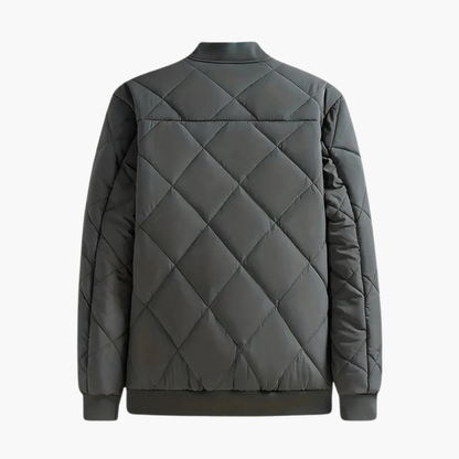 Warm Insulated Mens Jacket with Fleece and Zip Pockets