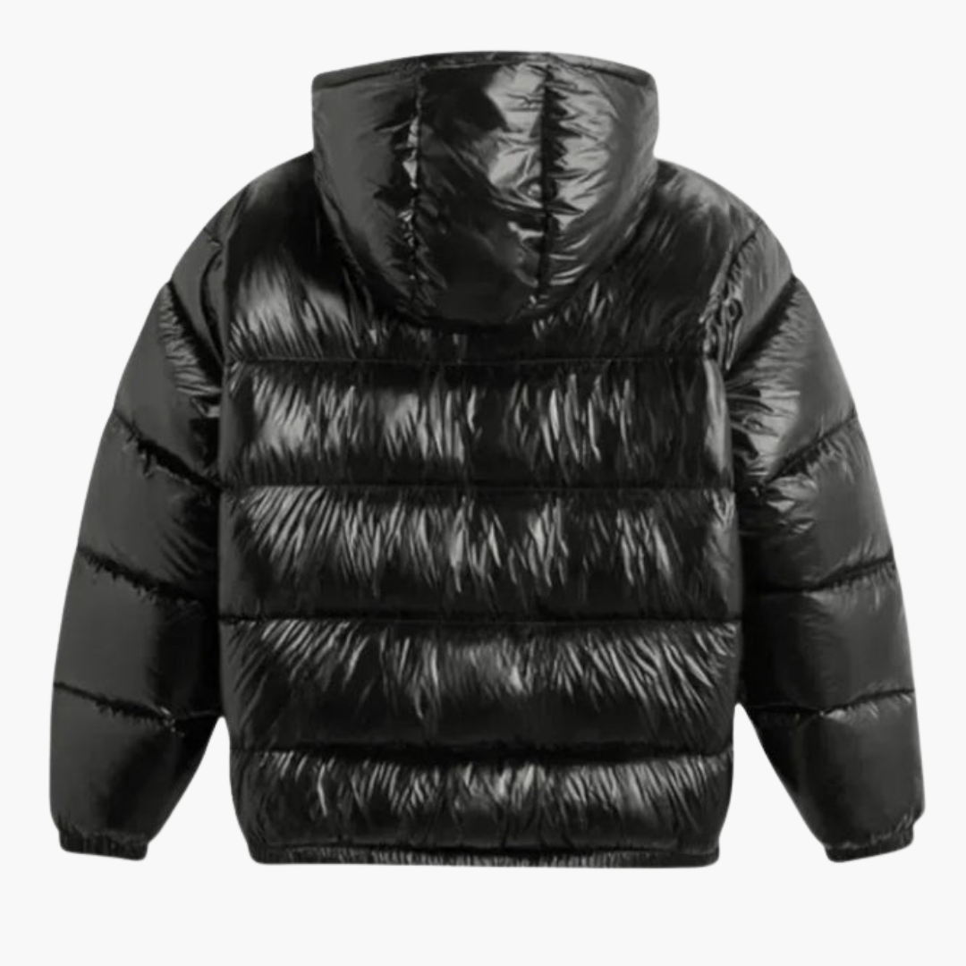 Warm Padded Men's Zip Up Quilted Coat