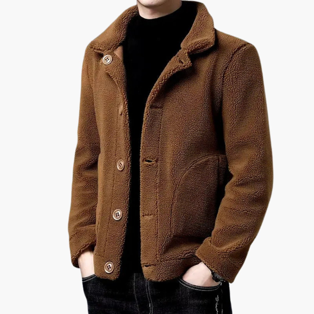 Casual Men's Zip Jacket with Pockets