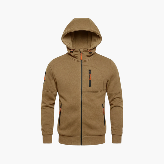 Warm Waterproof Zip Up Hoodie Jacket - Olytrend